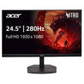 Acer Nitro 24.5 Inch Full HD 1920 x 1080 ZeroFrame Design PC Gaming Monitor | AMD FreeSync Premium | Up to 280Hz Refresh | 1ms (VRB) | One Display Port 1.4 and Two HDMI 2.0 Ports | KG251Q Z1biip