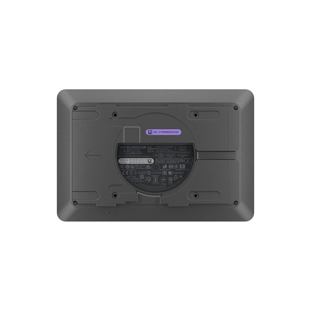 Logitech Tap Scheduler, Graphite, 6.5"x9.7"x1.1"