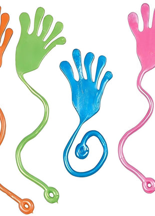 Tuko 20PCS Sticky Hands, Sticky Finger, Kids' Party Favor Sets, Fun Toys, Party Favors, Wacky Fun Stretchy Sticky Hands, Halloween Party Favors, Birthday Parties, Toys for Sensory Kids,20PCS