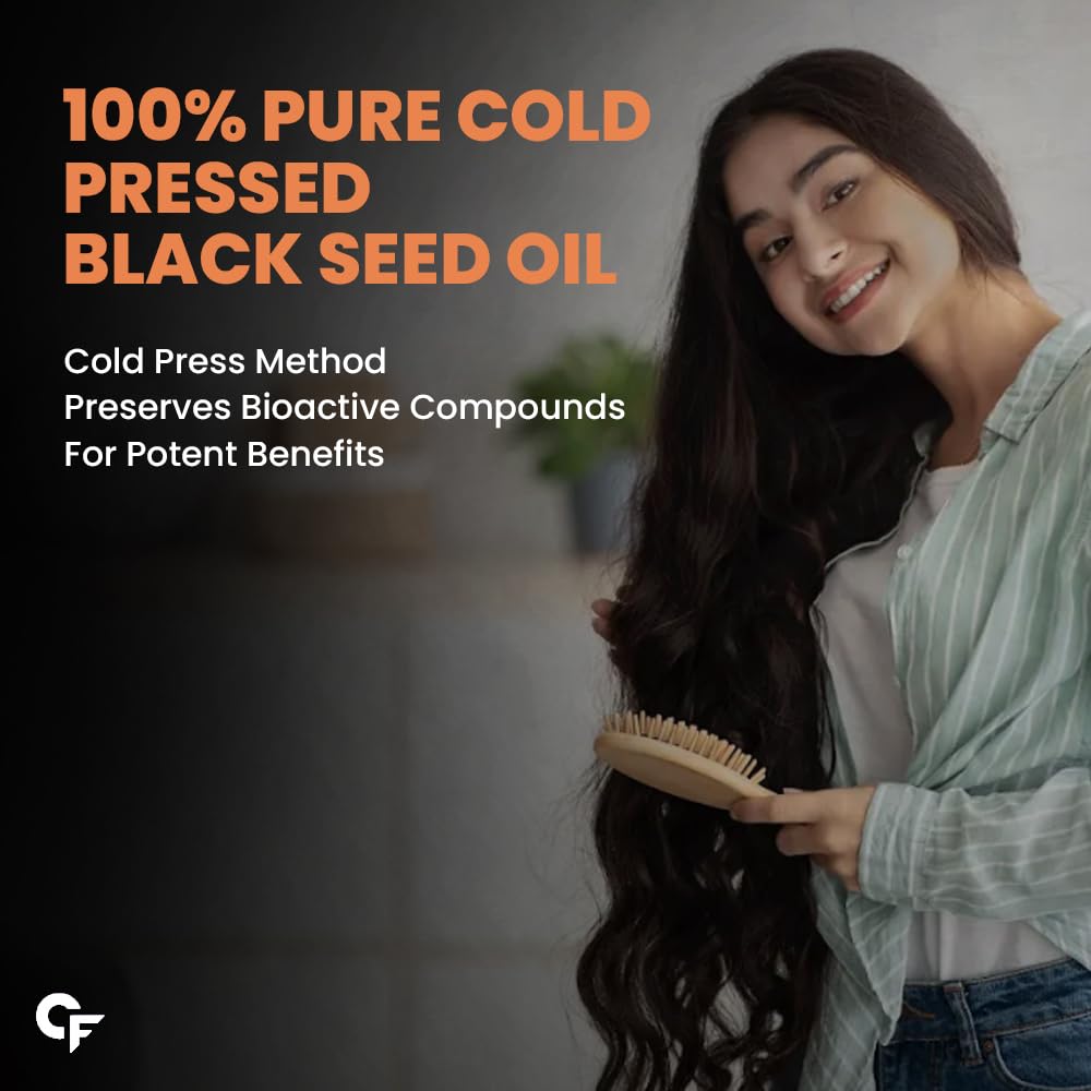 Carbamide Forte Cold Pressed Kalonji Oil for Hair Growth- Pure Black Seed Oil for Hair Growth & Skin - Virgin Grade Nigella Sativa - 100ml