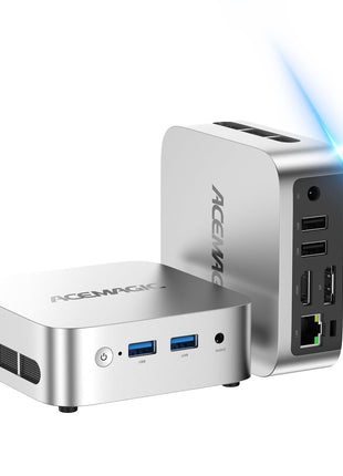 ACEMAGIC Mini Pc Windows 11 Pro, AMD Ryzen 4300U Processor up to 3.7 GHz Mini Computers, 16GB DDR4 256GB SSD, 4K Triple Display WiFi5 BT4.2 VESA Micro Small Pc for Business and Home, Mini Desktop