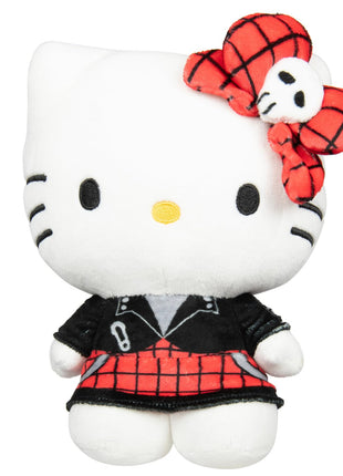 Jazwares Hello Kitty and Friends Series 2, Hello Kitty Red Punks Plush - Officially Licensed Sanrio Product from Ages 6+