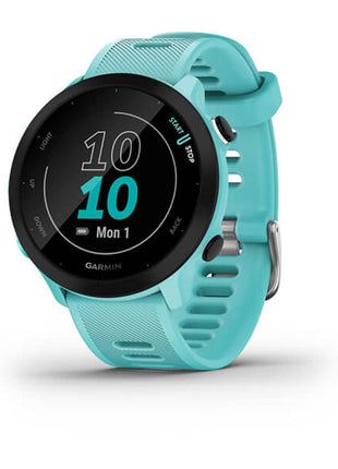 Garmin Forerunner 55, GPS Running Watch with Daily Suggested Workouts, Up to 2 Weeks of Battery Life, Aqua