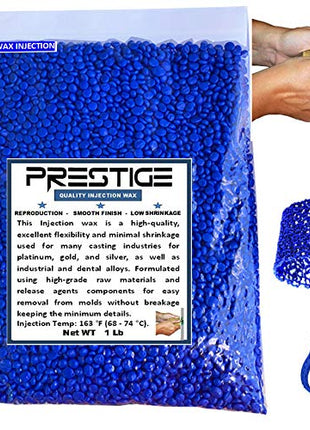 Quality Jewelry Blue Injection Wax Model Jewelry Casting Wax Beads 1 Lb