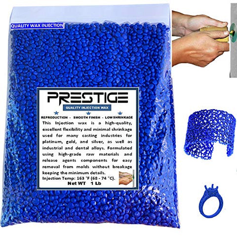 Quality Jewelry Blue Injection Wax Model Jewelry Casting Wax Beads 1 Lb