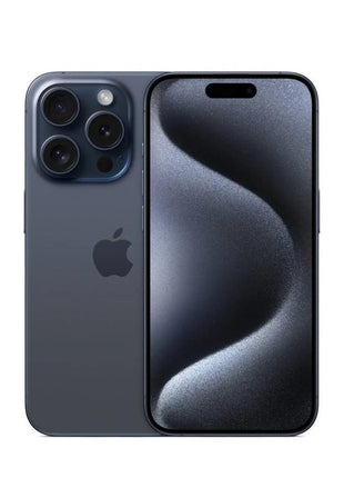 Apple iPhone 15 Pro, 128GB, Blue Titanium - Unlocked (Renewed)