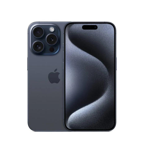 Apple iPhone 15 Pro, 128GB, Blue Titanium - Unlocked (Renewed)