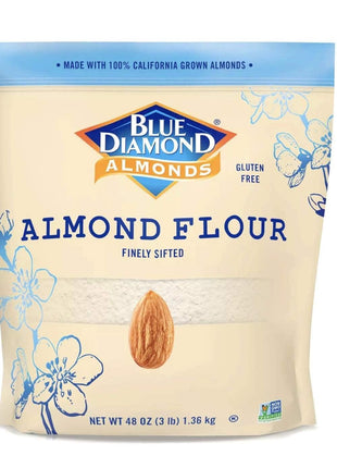 Blue Diamond Almonds Almond Flour, Gluten Free, Blanched, Finely Sifted, 48 oz