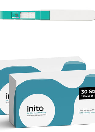 Inito Fertility Test Strips | Pack of 30 | Compatible only with Inito Fertility Monitor | Compatible with iPhone Models only