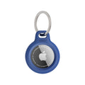 Belkin Apple AirTag Secure Holder with Key Ring - Durable Scratch Resistant Case With Open Face & Raised Edges - Protective AirTag Keychain Accessory For Keys, Pets, Luggage, Backpacks - Blue