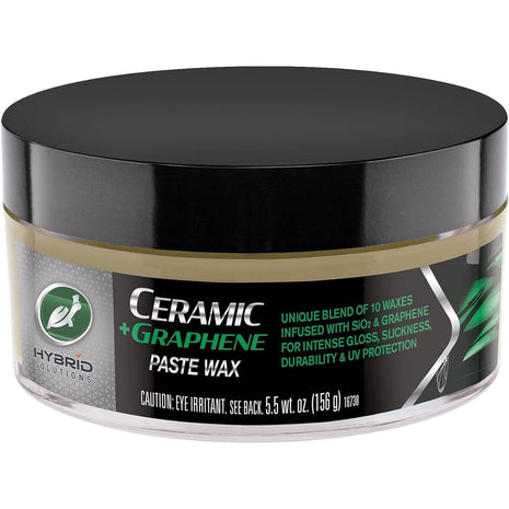 Turtle Wax 53737 Hybrid Solutions Ceramic Graphene Paste Wax, Patent-Pending Advanced Paint Protection, Extreme Gloss High Shine Finish, For Cars Trucks and More, 5.5 oz. (Pack of 1)