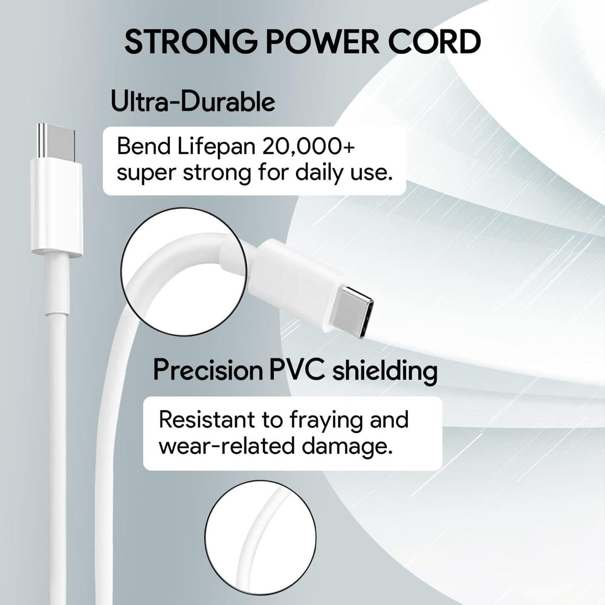 Mac Book Pro Charger - 96W USB C Charger Fast Charger for USB C Port MacBook pro & MacBook Air, ipad Pro, Samsung Galaxy and All Type C Device, 6.6 ft USBC Cable Included