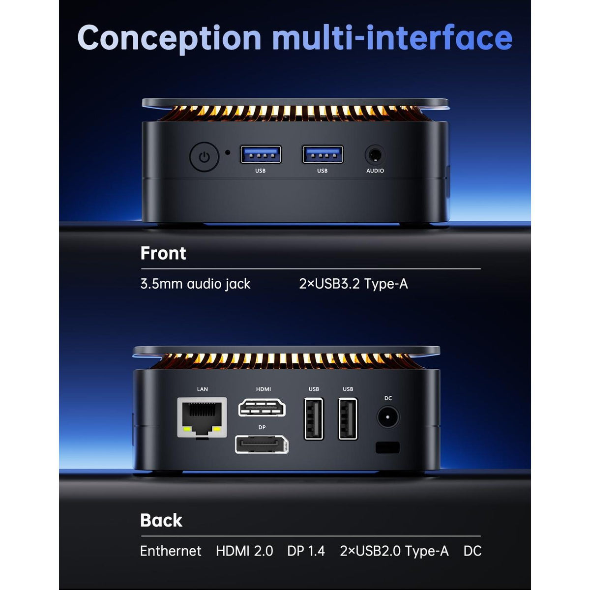 KAMRUI Mini PC, Essenx E1 Desktop Computer N150(up to 3.6GHz) Mini Computers 16GB RAM 256GB SSD Micro PC, Mini Tower Desktop PC Support 4K HDMI, Dual WiFi, BT4.2 for Business Home Office