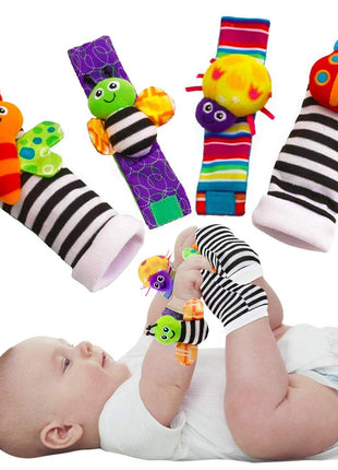 Baby Infant Rattle Socks Toys 3-6 to 12 Months Girl Boy Learning Toy