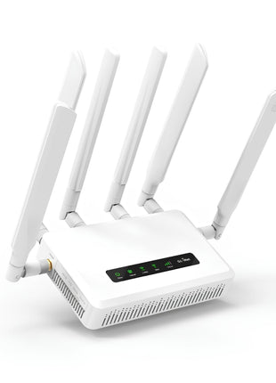 GL.iNet GL-X3000 (Spitz AX) Cellular Gateway 5G Router for House & RV, Wi-Fi 6, Detachable Antennas, Dual-SIM, T-Mobile & AT&T IoT Device Certified, Family/Rural Area/Road Trips