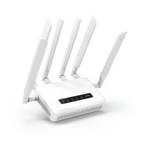 GL.iNet GL-X3000 (Spitz AX) Cellular Gateway 5G Router for House & RV, Wi-Fi 6, Detachable Antennas, Dual-SIM, T-Mobile & AT&T IoT Device Certified, Family/Rural Area/Road Trips