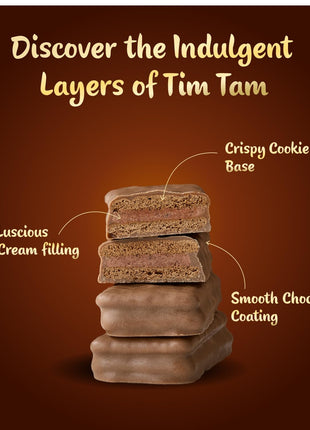 Arnott’s Tim Tam Milk Chocolatey Cookies, Original Flavour, Family Pack 365g (12.9 oz) – Authentic Imported