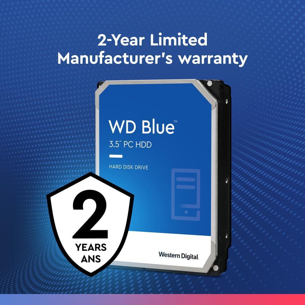 Western Digital 3TB WD Blue PC Internal Hard Drive HDD - 5400 RPM Class, SATA 6 Gb/s, 256 MB Cache, 3.5" - WD30EZAZ