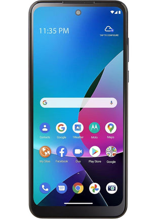 Tracfone Moto G Play (2023) [Activation Promotion], 32GB, Blue, Includes 1500Min/1500Txt/1500MB, 365 Days Service Plan - Prepaid Smartphone