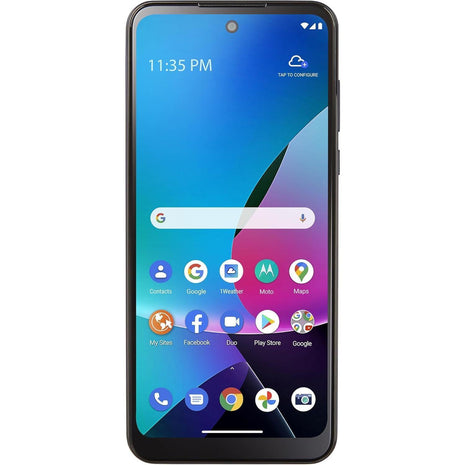 Tracfone Moto G Play (2023) [Activation Promotion], 32GB, Blue, Includes 1500Min/1500Txt/1500MB, 365 Days Service Plan - Prepaid Smartphone