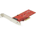 StarTech.com M2 PCIe SSD Adapter - x4 PCIe 3.0 NVMe / AHCI / NGFF / M-Key - Low Profile and Full Profile - SSD PCIe M.2 Adapter , TAA (PEX4M2E1)