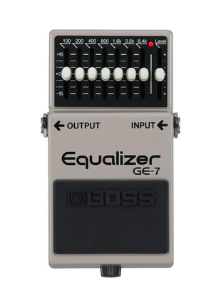 BOSS GE 7 Equalizer | Compact Graphic Equalizer Pedal | Tailored for Guitarists | 7 Bands of EQ Sliders | Guitar Optimized Frequencies |  ?15dB Boost/Cut Per Band | Level Slider for Volume Adjustments