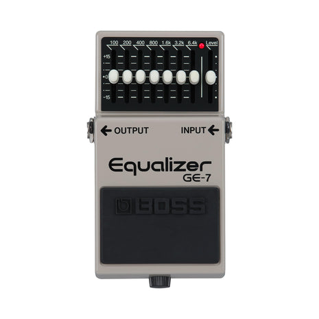 BOSS GE 7 Equalizer | Compact Graphic Equalizer Pedal | Tailored for Guitarists | 7 Bands of EQ Sliders | Guitar Optimized Frequencies |  ?15dB Boost/Cut Per Band | Level Slider for Volume Adjustments