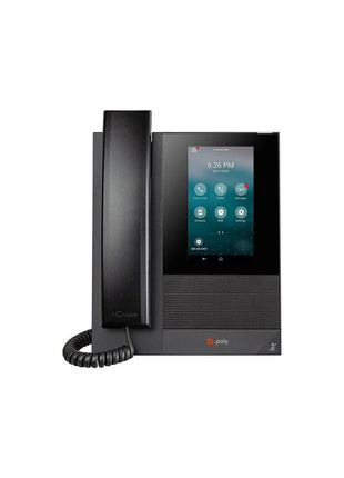 Poly CCX 400 Desktop Business Media Phone (Polycom) - with Handset - Open SIP - Power Over Ethernet (POE) - 5-Inch Color Touchscreen - Works with Zoom, Teams, & More