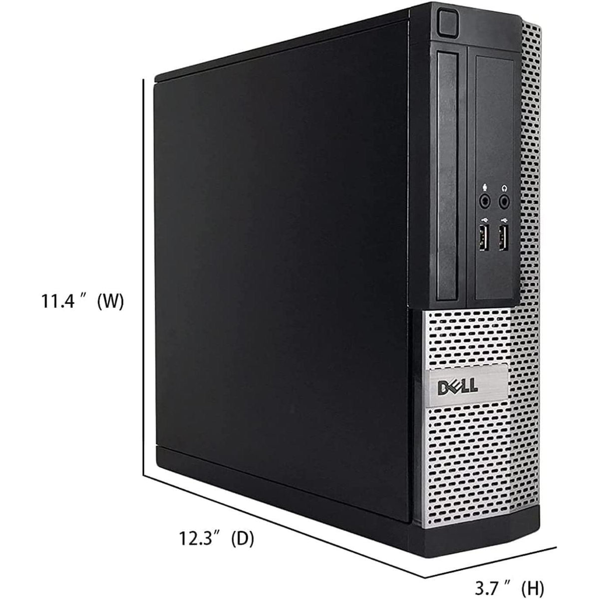 Dell OptiPlex Computer Desktop PC, Intel Core i5 3rd Gen 3.2 GHz, 16GB RAM, 2TB HDD, New 22 Inch LED Monitor, RGB Keyboard and Mouse, WiFi, Windows 11 Pro (Renewed)