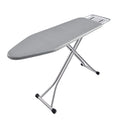 BKTD Ironing Board, Heat Resistant Cover Iron Board with Steam Rest, Non-Slip Foldable Ironing Stand. Heavy Sturdy Metal Frame Legs Iron Stand(13 * 34 * 53 Inches) (Silver Gray)