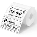 MUNBYN 3x2 Inch White Thermal Labels, Thermal Sticker Labels for Price, Barcode, Mailing, Name, 500 Sheets/1 Roll