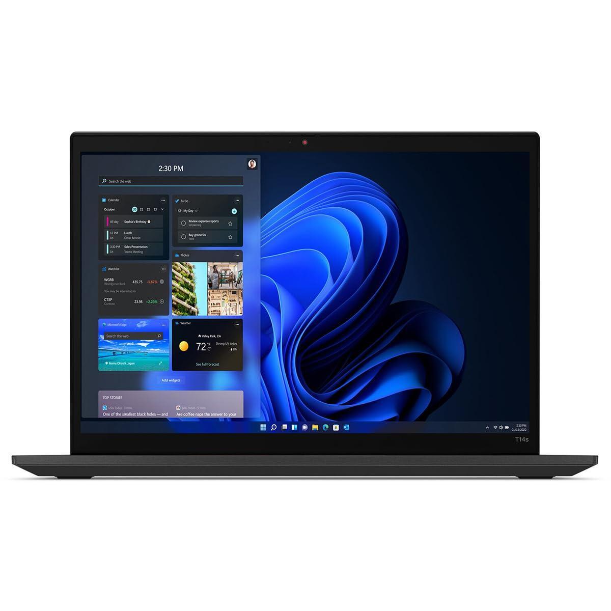 Lenovo ThinkPad T14s Gen 4 21F80049US 14" Touchscreen Notebook - WUXGA - 1920 x 1200 - AMD Ryzen 5 PRO 7540U Hexa-core (6 Core) 3.20 GHz - 16 GB Total RAM - 16 GB On-Board Memory - 512 GB SSD - Deep