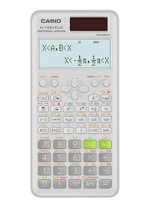 Casio fx-115ES Plus 2nd Edition – Advanced Scientific Calculator | 252+ Functions, Natural Textbook DisplaySM | Ideal for Math, Science, Engineering & Statistics