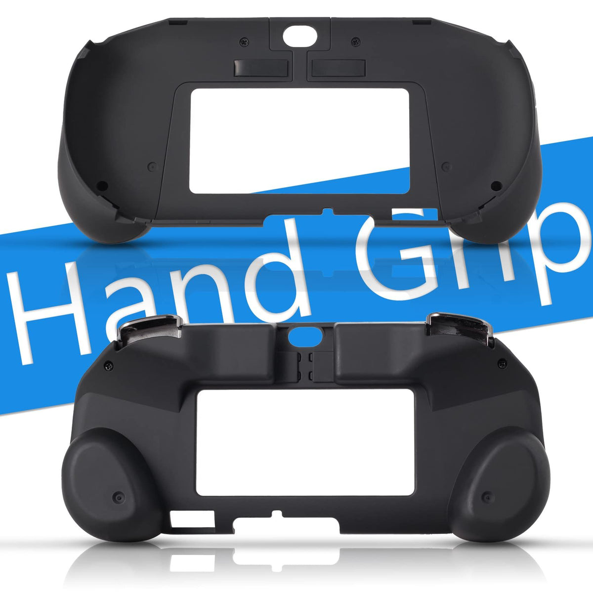 Gorliskl Hand Grip Handle Joypad Protective Case with L2 R2 Trigger Button Grip Shell Controller Protective Case for Sony PlayStation PS Vita 2000 PSV 2000 PS Vita Slim.