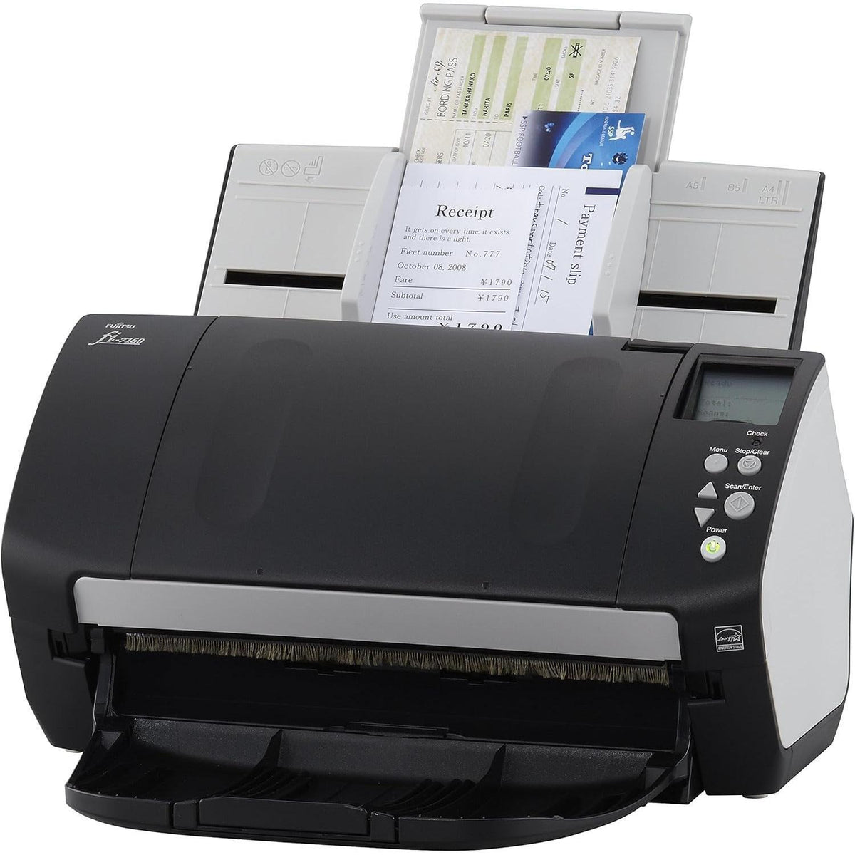 Fujitsu FI-7160 - Document Scanner - Duplex - 8.5 inx14 in - 600 DPIx600 DPI - UP to 60 PPM (Mono)/UP to 60 PPM (Color) - ADF (80 Sheets) - UP to 4000 SCANS PER Day - USB 3.0 (Renewed)
