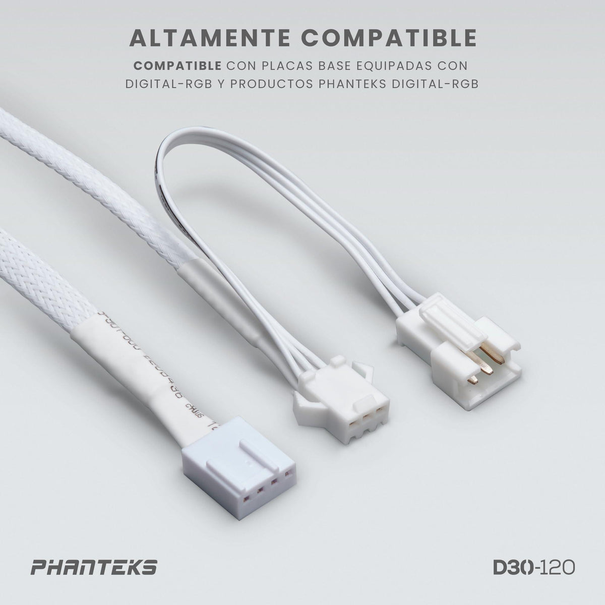 Phanteks PH-F120D30R_DRGB_PWM_WT01_3P, White
