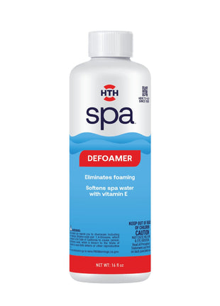 HTH Spa 86116 Defoamer, Spa & Hot Tub Chemical Eliminates Foaming, Softens Water, 16 oz