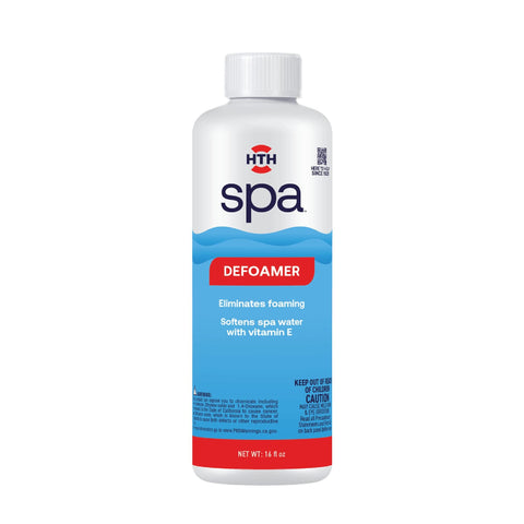 HTH Spa 86116 Defoamer, Spa & Hot Tub Chemical Eliminates Foaming, Softens Water, 16 oz