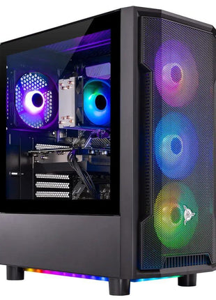 Skytech Shadow Gaming PC Desktop, Intel i5 14400F 2.5 GHz (4.7GHz Turbo Boost), AMD RX 9070 16GB GDDR6, 1TB NVMe SSD, 16GB DDR5 RAM 6000, 650W Gold PSU, Wi-Fi, Win 11