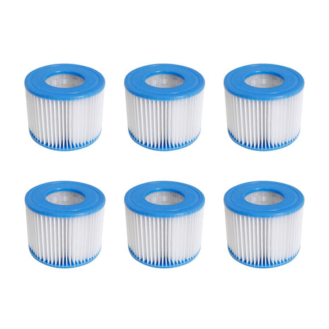 Hot Tub Filter Cartridge Size VI for Bestway, Lay-Z-Spa, Coleman SaluSpa 90352E 58323, 6 Pack