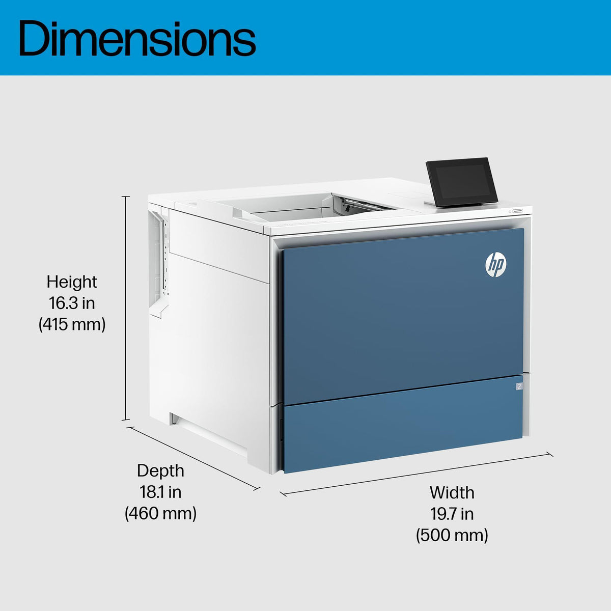 HP Color Laserjet Enterprise 6700dn Printer, Best for Business (6QN33A)