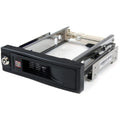 StarTech.com 5.25in Trayless Hot Swap Mobile Rack for 3.5in Hard Drive - Internal SATA Backplane Enclosure - Lockable drive bay , TAA (HSB100SATBK)