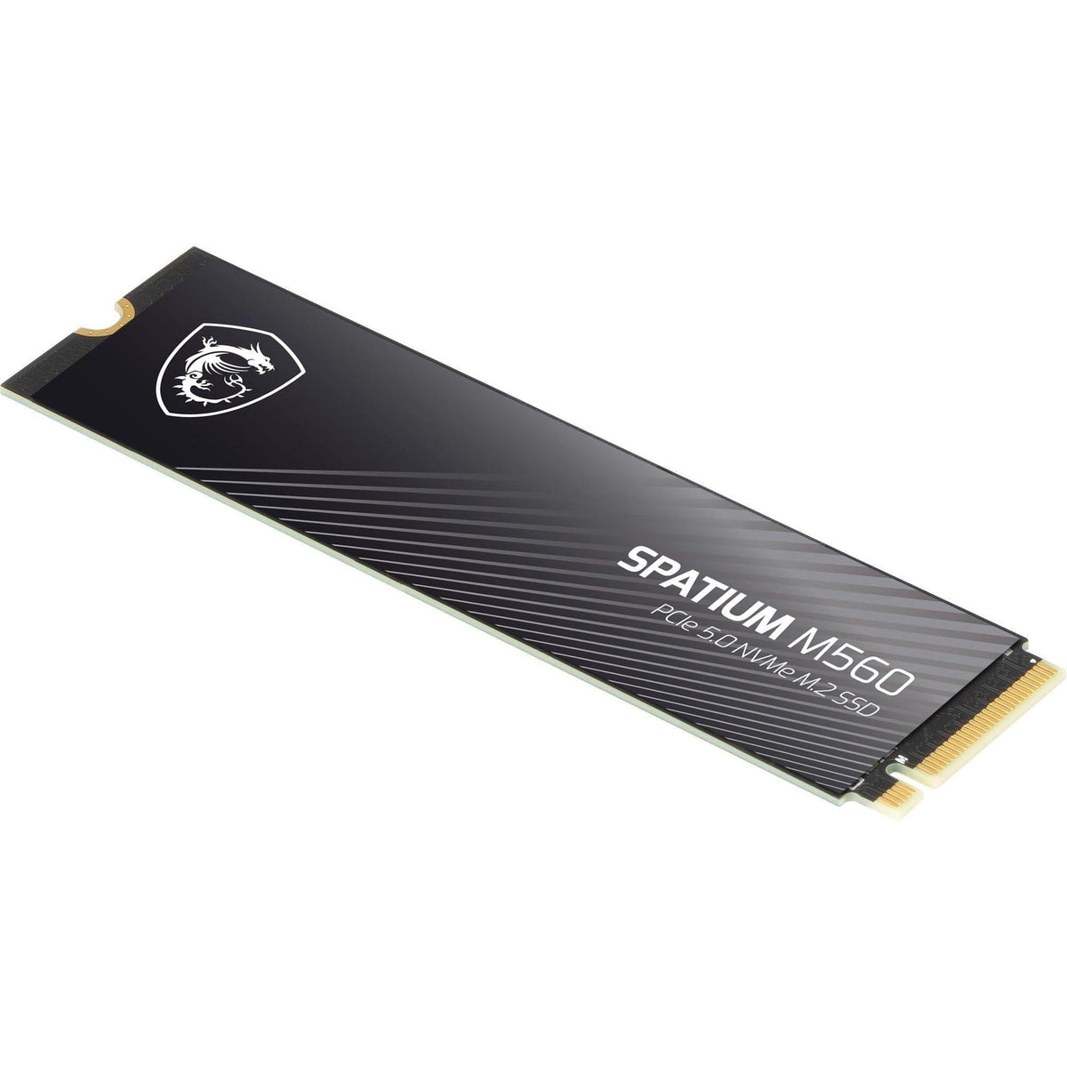 MSI SPATIUM M560 PCIe 5.0 NVMe M.2 1TB Portable SSD, 1TB External Solid State Drive, Speeds Up to 10200MB/s, USB-C, Reliable Storage for Gaming, Students, Professionals, Black