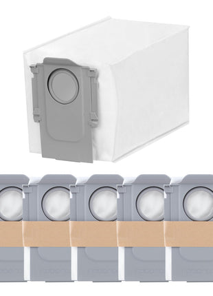 roborock 6 Packs Disposable Dust Bags for QRevo series S8MaxVUltra, S8MaxUltra, QrevoMaxV, QrevoPro, Qrevo Curv Curvx, QrevoCurvS5x,QrevoEdge,Saros10series,Qrevo Slim, QrevoEdgeS5A,QV 35A Robot Vacuum