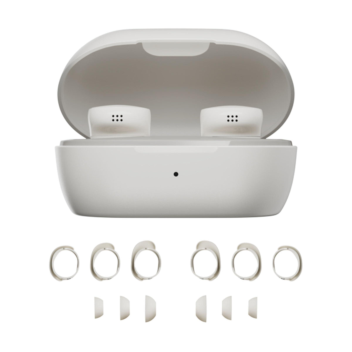 Bose QuietComfort Bluetooth Earbuds, True Wireless Earbuds with Active Noise Cancellation and Mic, Deep Bass, IPX4 Rating, Up to 8.5 Hours of Playtime, White