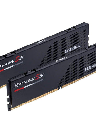 G.SKILL Ripjaws S5 Series DDR5 RAM (Intel XMP 3.0) 32GB (2x16GB) 6000MT/s CL30-40-40-96 1.35V Desktop Computer Memory U-DIMM - Matte Black (F5-6000J3040F16GX2-RS5K)