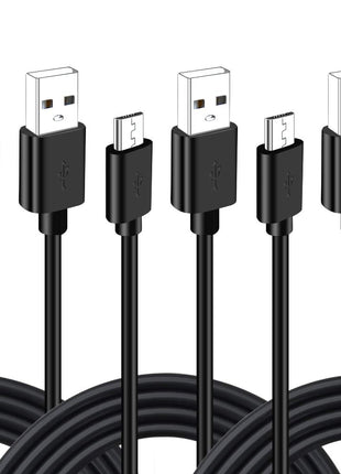SIOCEN 3Pack 10FT PS4 Charger Cord for Xbox One Controller,PS4 Charging Cable,Micro USB Cable for Xbox One S/X Slim Elite Controller,PlayStation 4 Games,Dualshock 4 Controller Data Sync Cord