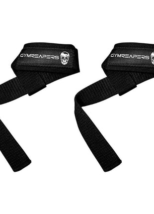 Gymreapers Lifting Wrist Straps for Weightlifting, Bodybuilding, Powerlifting, Strength Training, & Deadlifts - Padded Neoprene with 18 inch Cotton