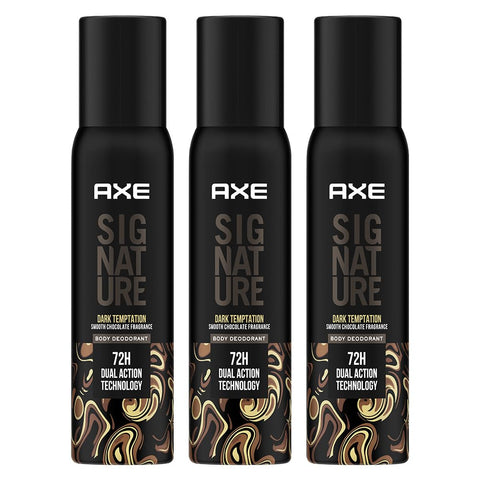 Axe Signature Champion Long Lasting Deodorant No Gas Body Perfume For Men 200ml, Pack of 3