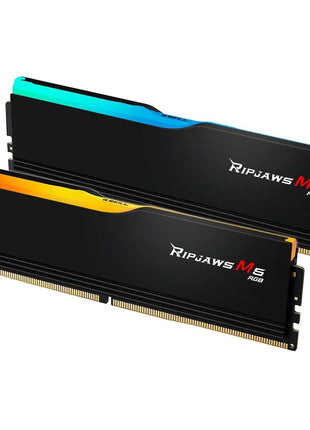 G.SKILL Ripjaws M5 RGB Series DDR5 RAM (Intel XMP 3.0) 96GB (2x48GB) 5600MT/s CL40-40-40-89 1.25V Desktop Computer Memory U-DIMM - Matte White (F5-5600J4040D48GX2-RM5RW)